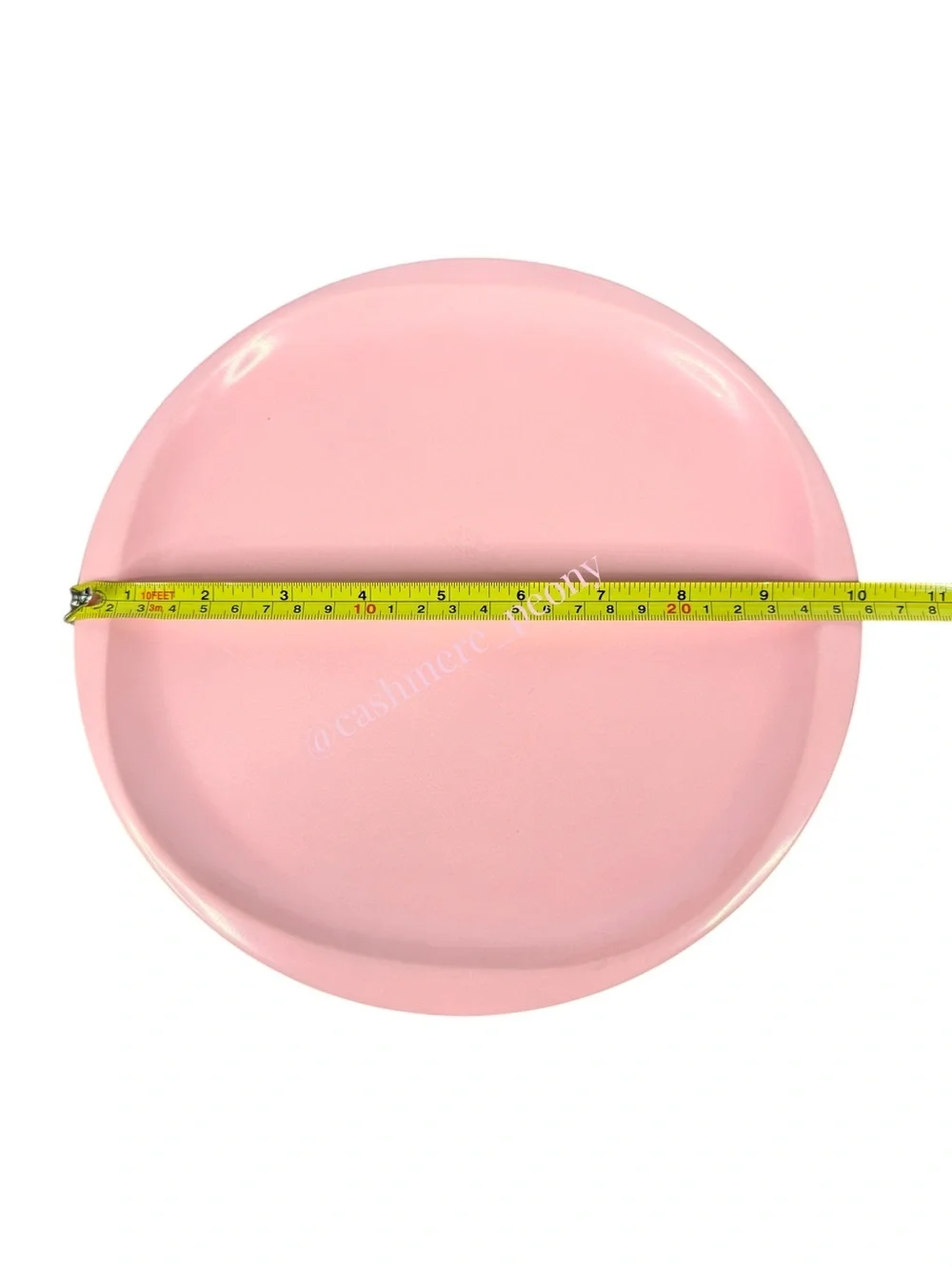 Vintage Boontonware Pink Plastic Plate 10